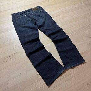 Bebe Womens Dark Wash Bootcut Jeans Made in USA Blue Denim Size 30